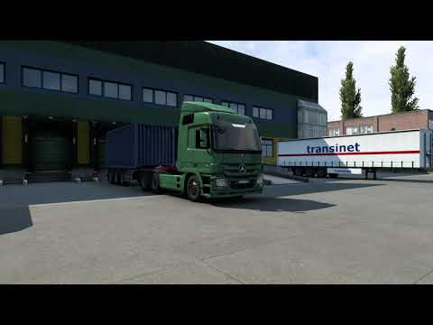 Euro Truck Simulator 2 | Osnabrück → Antwerp | MB Actros | Promods 2.66