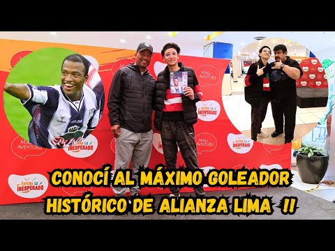 ¡Conocí al Goleador historico de Alianza Lima 'Waldir Sáenz! 🔥🥰