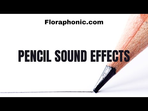 Pencil Writing and Drawing Sound Effects - floraphonic.com