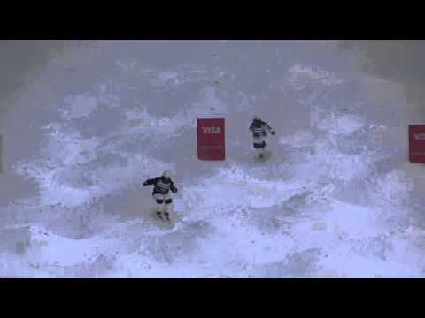 8409 D005 Myung Joon Seo vs Theo Lejeune, 2016 Deer Valley World Cup, Dual Moguls, Mens, Round 64