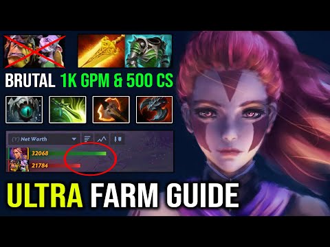How to Farm Faster Than Alchemist | WTF 1K GPM Anti Mage with 22Kills & 500 CS Dota 2
