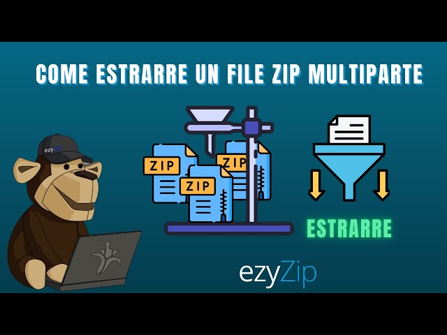 Come estrarre file ZIP multiparti (Z01, Z02, ecc.)