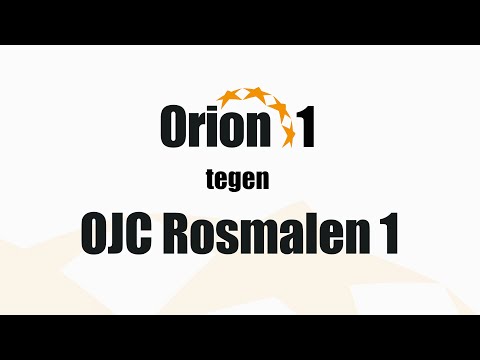 Orion 1 vs  OJC Rosmalen 1 (7 dec 2025)