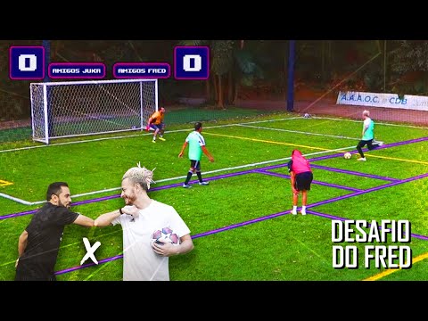 Pebolim humano: Amigos do Fred x Amigos do Jukanalha