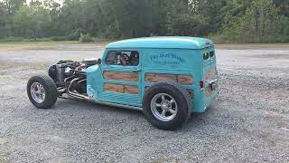 Rat Rod Woody Walk Around and Drive By