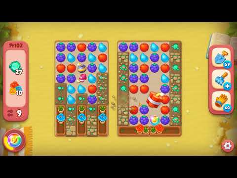 Gardenscapes level 14102 Gameplay HD