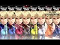 Super Smash Bros Ultimate All Zero Suit Samus Costume Gameplay
