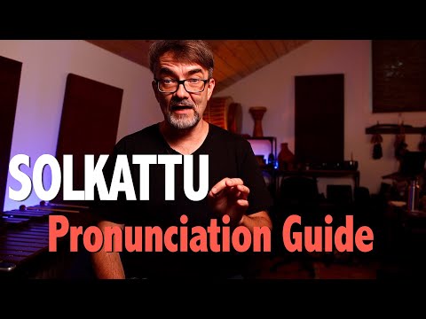 Solkattu Pronunciation Guide