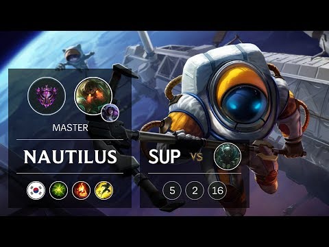 Nautilus Support vs Pyke - KR Master Patch 9.6