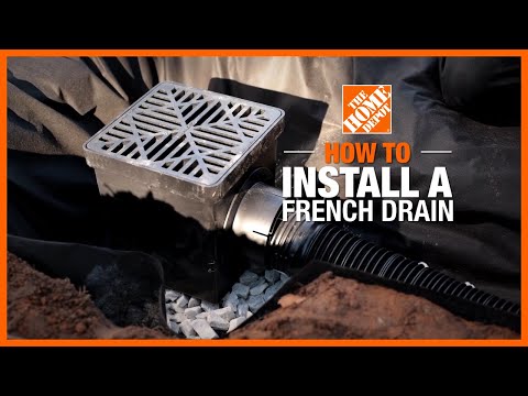 How to Install a French Drain | The Home Depot