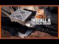 How To Install A French Drain The Home Depot