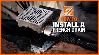 How to Install a French Drain | The Home Depot