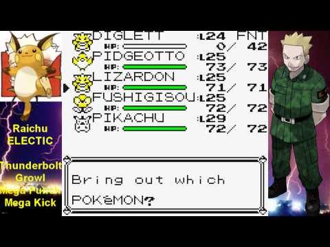 Let's Play Pokémon Yellow - Special Pikachu Edition HD (Episode 14 - Electric Shock Showdown)