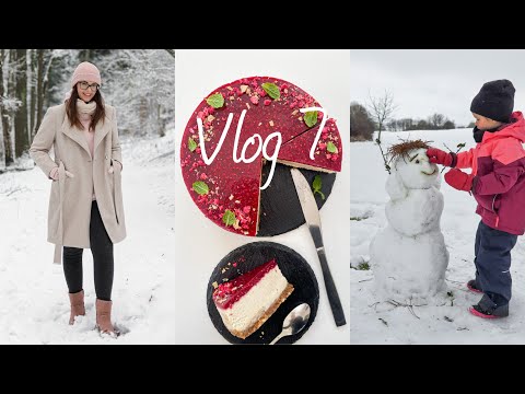 Zasněžený les, Neli má svátek | vlog #7/2022 | MaruškaVEG