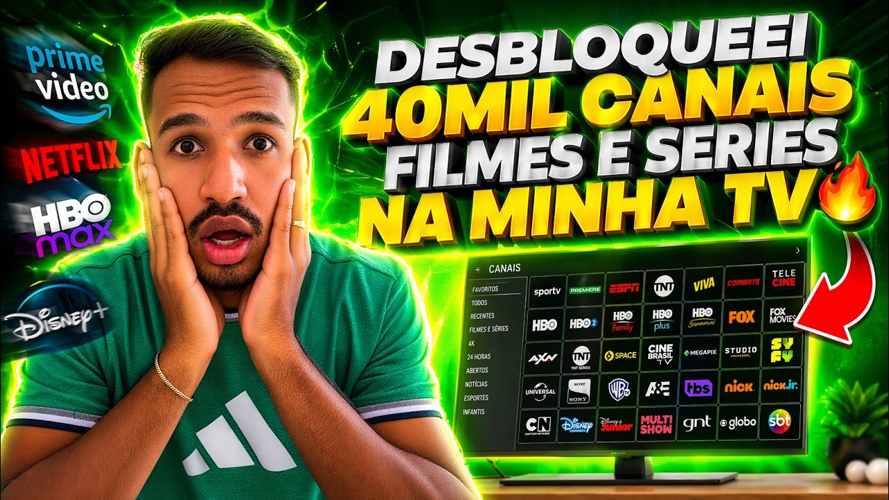 MINHA TV NUNCA MAIS VAI SER A MESMA COM ESSE IPTV! ASSISTA AGORA!