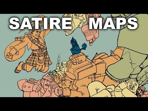 The Amazing Art of Satire Maps