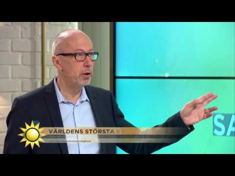 TV4 besöker världens största krigsfartyg - Nyhetsmorgon (TV4)