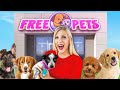 I Opened A FREE Pet Store