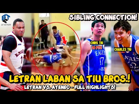 CHRIS-CHARLES TIU DUO NG ATENEO VS. WILLIE MILLER NG LETRAN! DIKIT AT INTENSE NG GAME HANGGANG DULO!