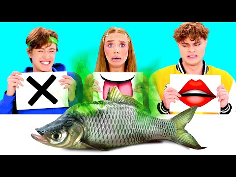 Beißen, Lecken oder Nichts Challenge | Leckere Essensrezepte von BaRaDa Challenge