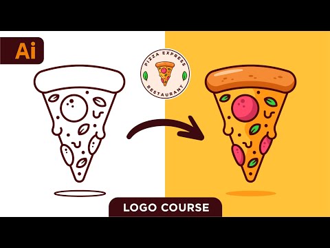 Adobe Illustrator Tutorial Create a Vector Pizza from Sketch HD