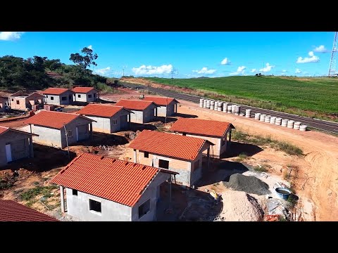 JP vai a cidade de Araguainha e mostra as 50 casas Populares que es sendo contruida pela prefeitura