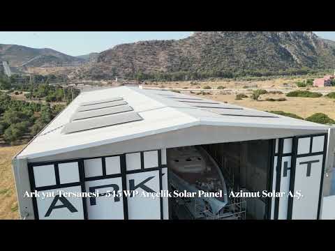 Vidéo : Installation Solaire Optimale sur le Toit du Chantier Naval Arkyat : Notre Solution Énergétique Durable pour la Construction de Yachts ! Toit Solaire