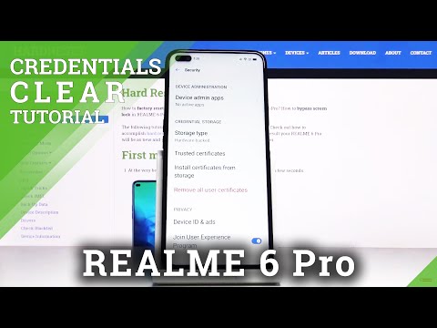 How to Clear Credentials in Realme 6 Pro – Delete Certificates