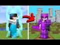 I Survived In A 1x1 Border In Minecraft