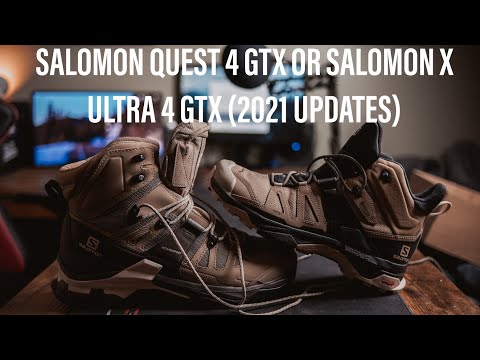New Salomon QUEST 4 GTX Or Salomon X ULTRA 4 MID GTX - Which Is Better?? (2021 Updates)