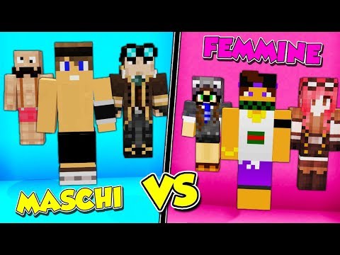 INDOVINA CHI: MASCHI vs FEMMINE! - Minecraft ITA