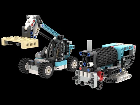Illegal train - A LEGO Technic 42133 Telehandler alternate build