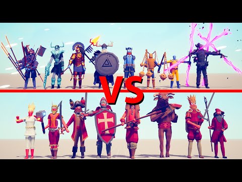 HIDDEN UNITS Team vs RANDOM Team - Totally Accurate Battle Simulator TABS