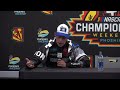 Unforgettable: Ben Rhodes' Camping World Truck Series championship press conference | NASCAR