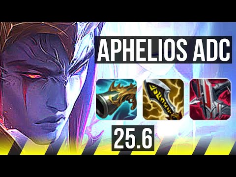 APHELIOS & Pantheon vs JHIN & Zyra (ADC) | 11/2/6, Legendary, 500+ games | NA Master | 25.6