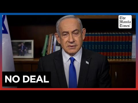 Netanyahu says Israel 'cannot accept' Hamas demand of ending Gaza war