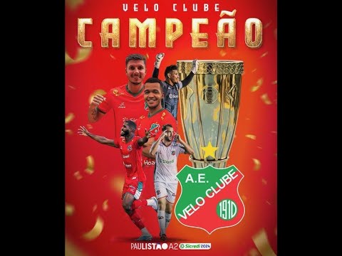 Velo Clube conquista título da Série A2 do Campeonato Paulista ao empatar com Noroeste em Rio Claro