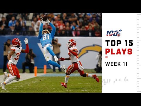 Top 15 Plays from Week 11 | NFL 2019 Highlights