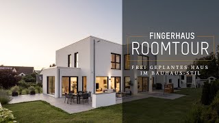 Frei geplantes Haus im Bauhaus-Stil | FingerHaus Roomtour
