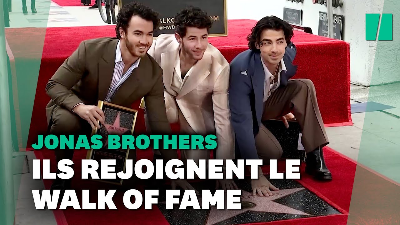 Les Jonas Brothers décrochent leur étoile sur Hollywood Boulevard