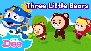 Download lagu Three Little Bears | Kids song with Dragon Dee | Nursery rhymes from mother goose | Robottrains mp3