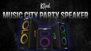Video thumbnail for Experience the Klipsch Music City party speakers in action by Cinebels-India