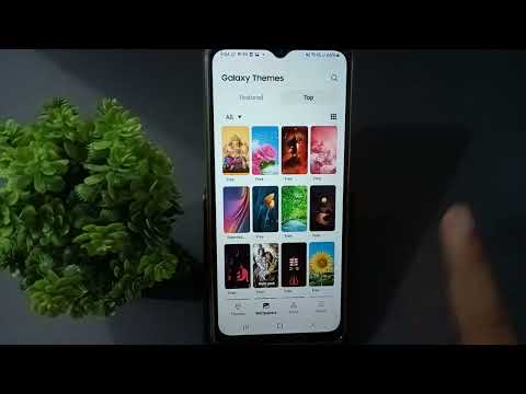 how to set home screen wallpaper samsung galaxy A10