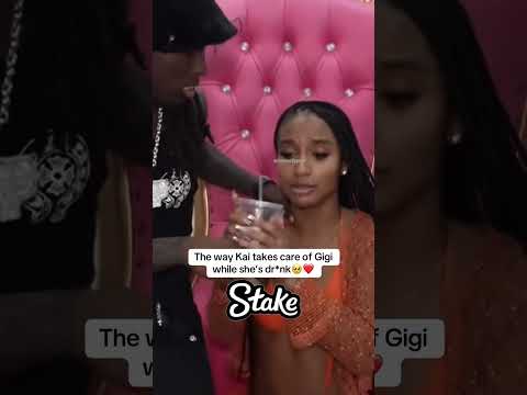 The way Kai takes care of Gigi while she’s dr*nk🥺❤️#fyp #kaicenat #amp