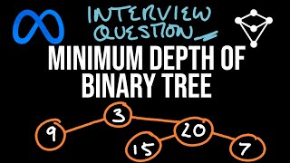 YouTube video 'Minimum Depth of Binary Tree - LeetCode 111 - JavaScript'