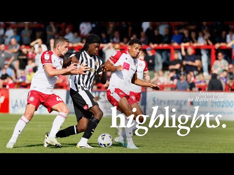 Stevenage 1 v 0 Rotherham United | Highlights
