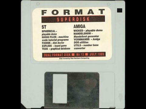Amiga Floppy Disk Loader ST Amiga Format Magazine ST Amiga Format # 013 Disk 13 1989