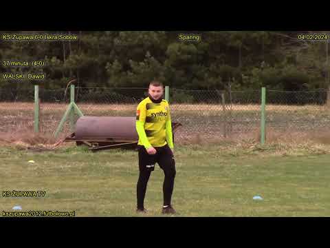 Sparing: KS Żupawa 6-0 Iskra Sobów (4-0 Walski Dawid) 04.02.2024
