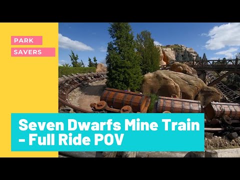 Seven Dwarfs Mine Train Ride - Full POV 4K