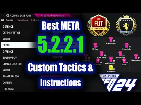 5.2.2.1 is BROKEN! The Best META 5221 Custom Tactics! Full Instructions (w Gameplay) EAFC 24